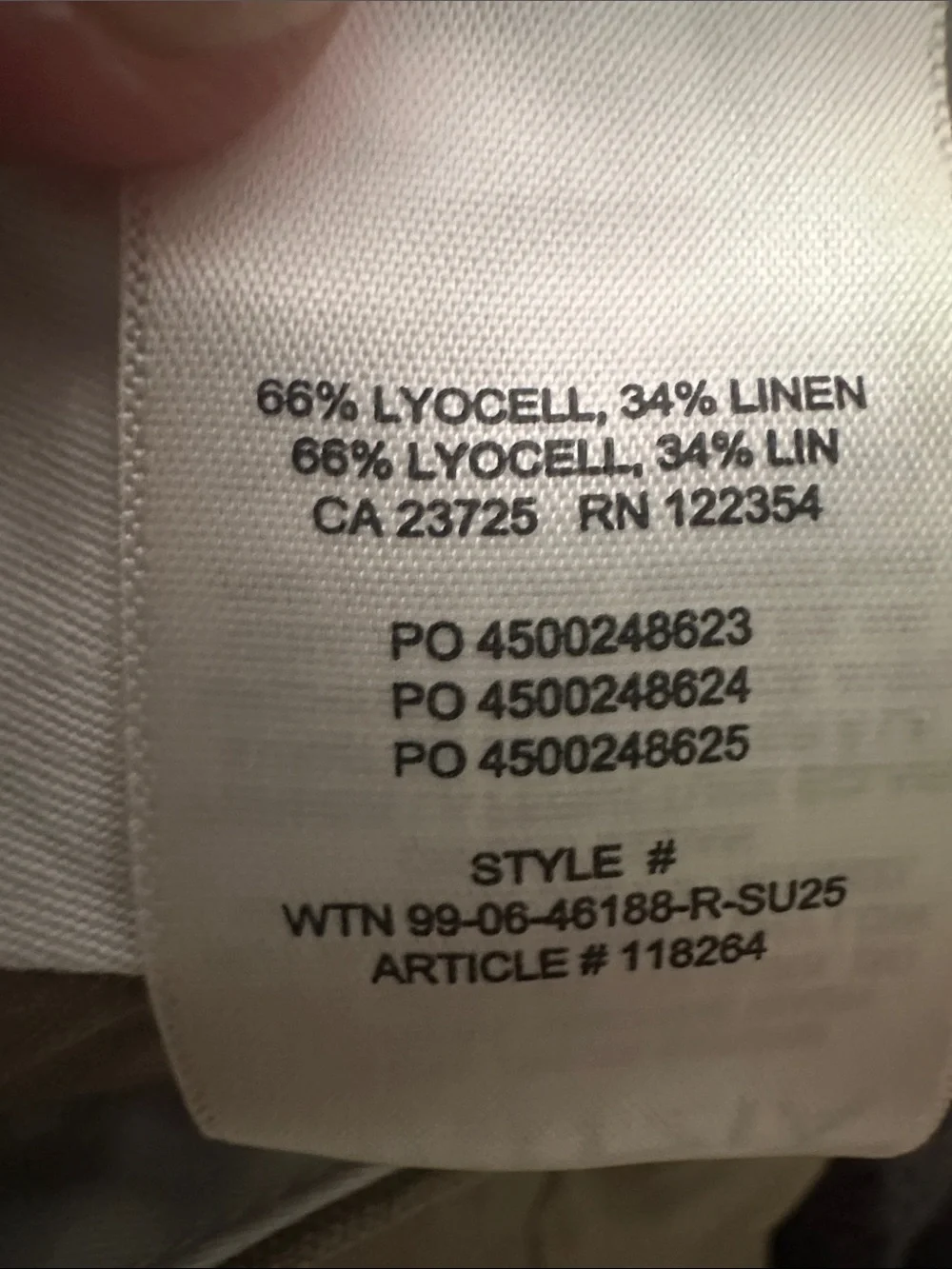 Aritzia The Effortless Pant Cruise Linen Size 8